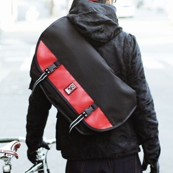 Other - chrome industries city messenger bag in black and red made in USA